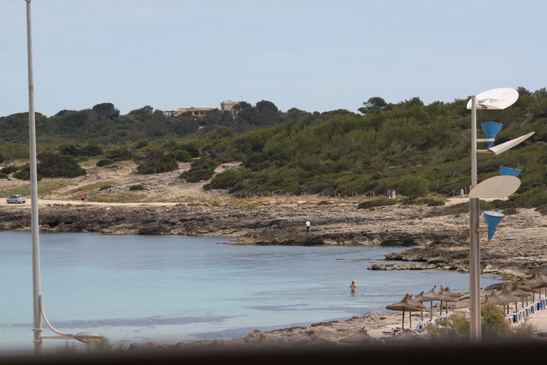 Blick vom Balkon Hipotels Hipocampo Playa