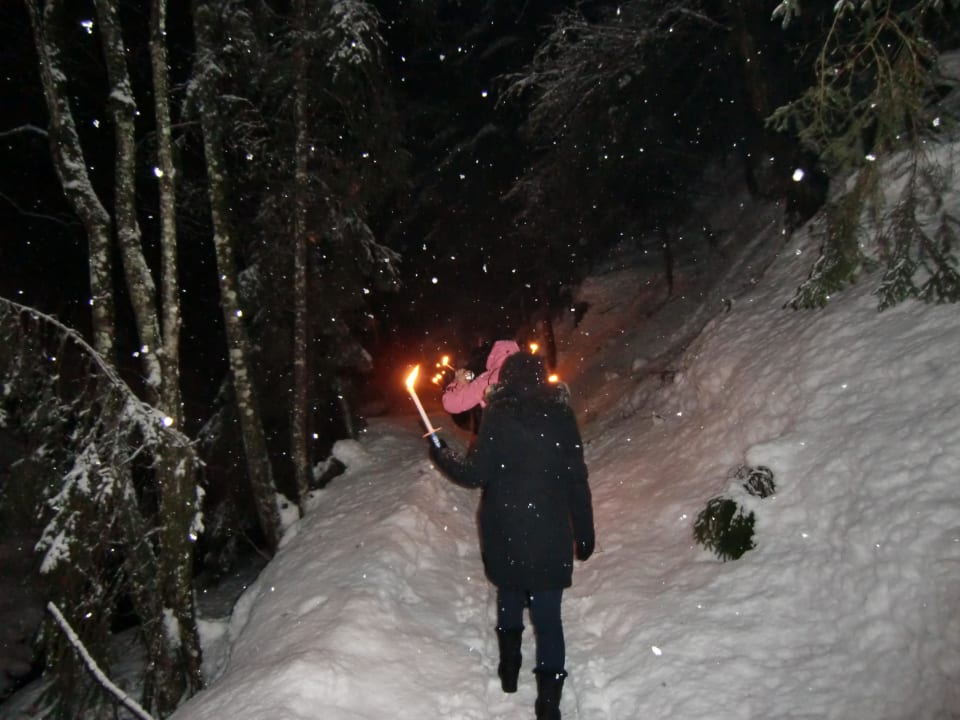 Fackelwanderung Hotel Alphof Alpbach