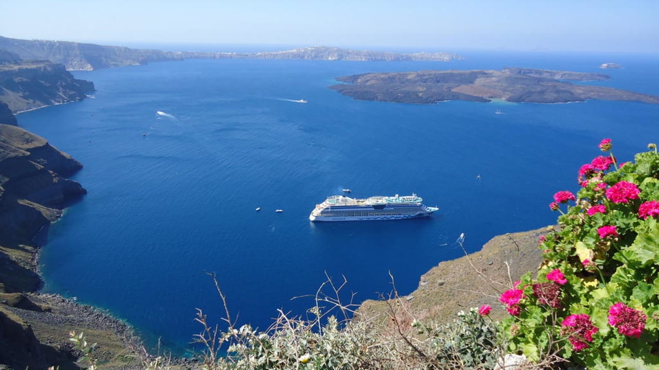 Blick von der Terrasse, Zimmer Nr. 4 Honeymoon Petra Villas