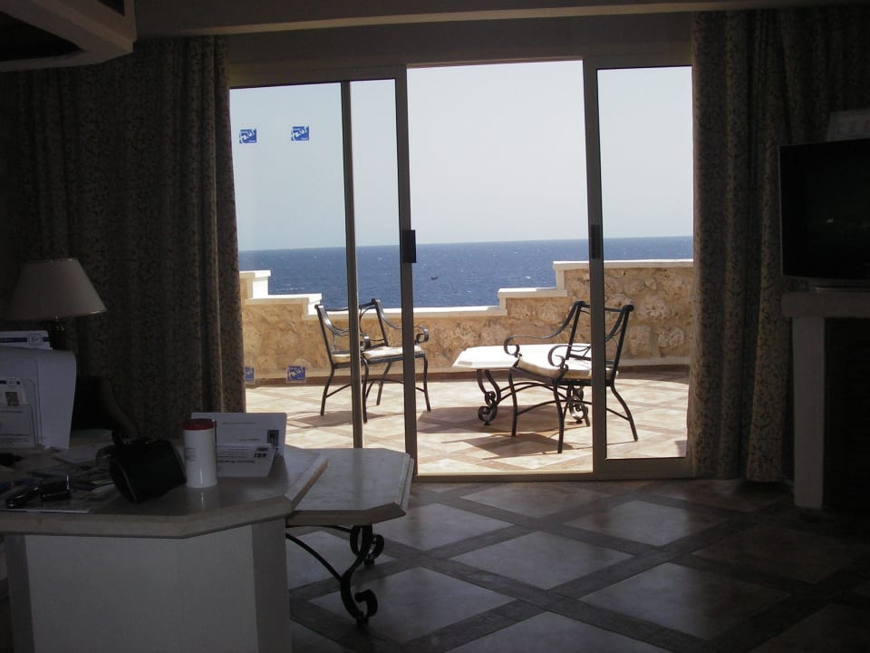 Blick vom Zimmer  Pickalbatros Citadel Resort