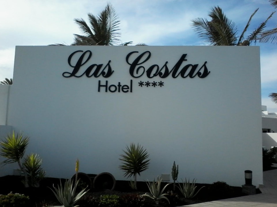 Rückansicht vom Strand aus Hotel Las Costas