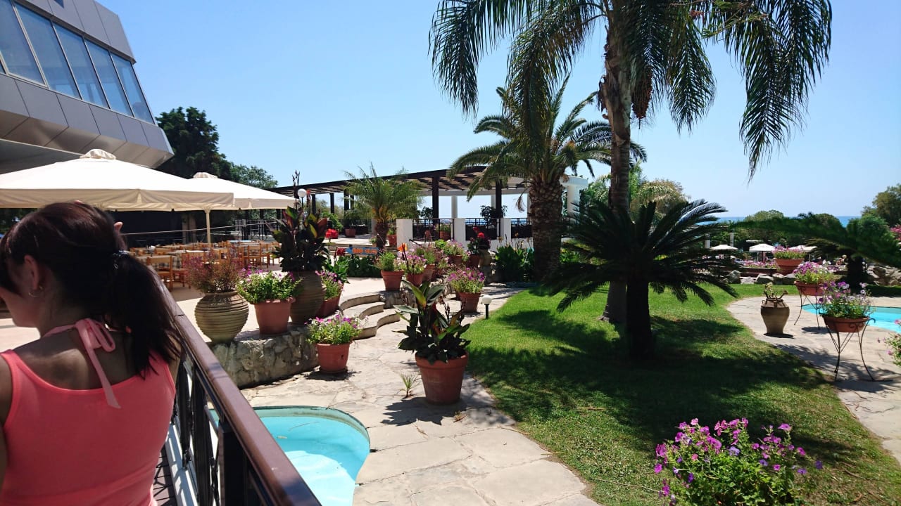 Garten/Pool Hotel Calypso Beach