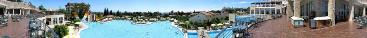 Круговая панарама с уровня ресторана (-2) Horus Paradise Luxury Resort & Club
