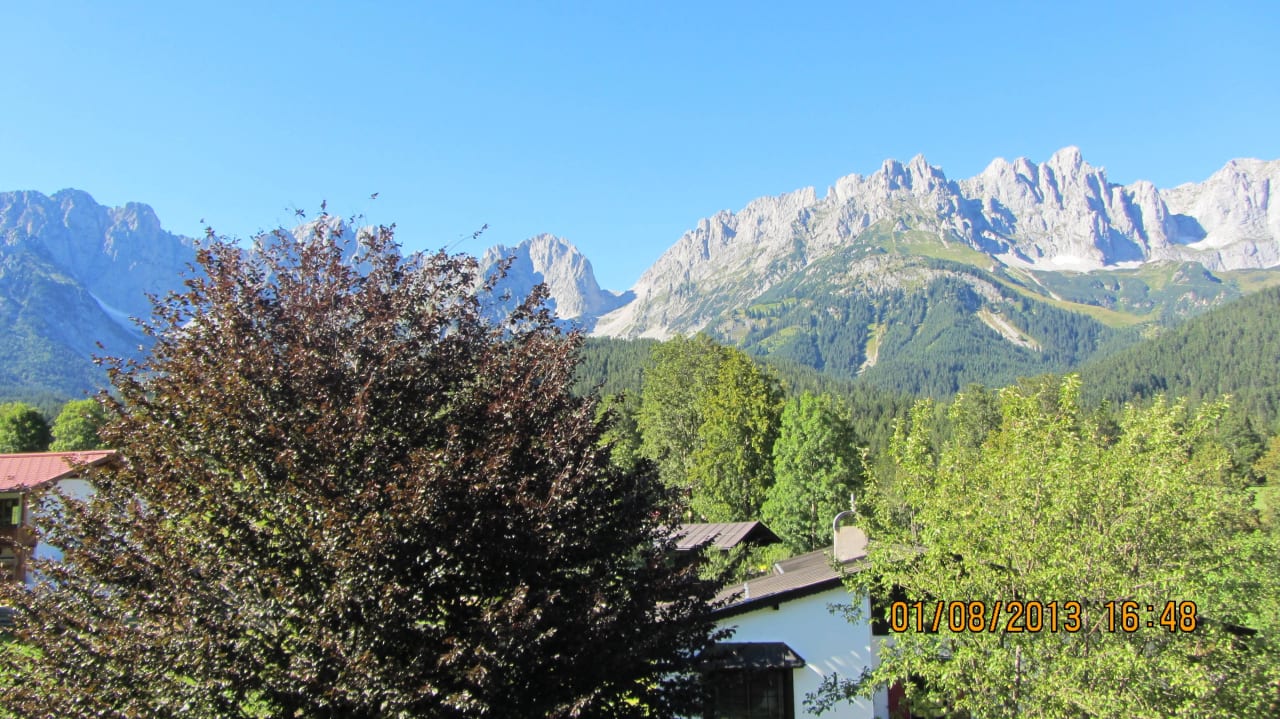 Vanaf balkon haus Erber Appartement Erber