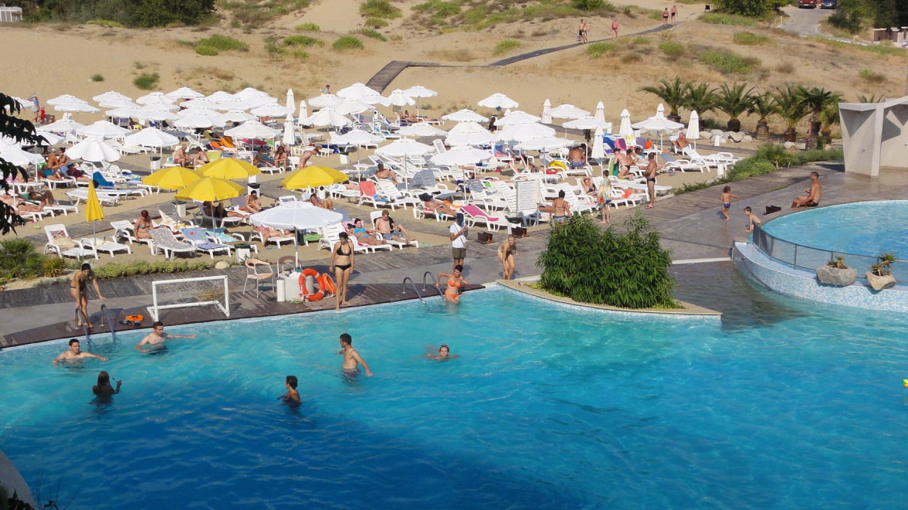Vom Zimmer aus Nessebar Beach Hotel