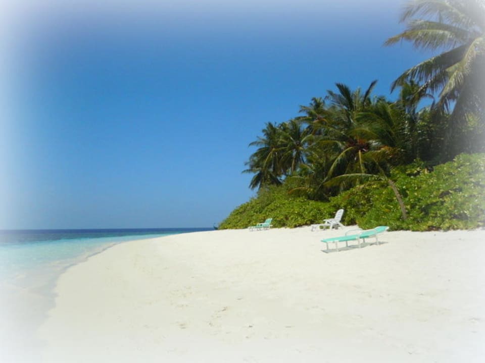Unser Strandabschnitt Madoogali Resort
