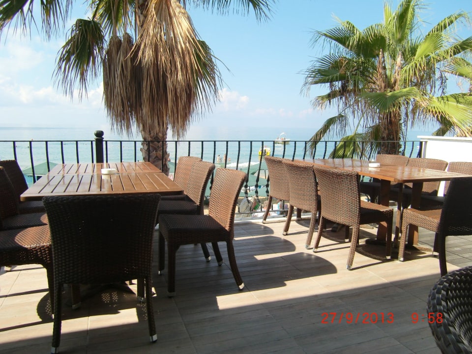 Neues Strandrestaurant / Terrasse Hotel Antik
