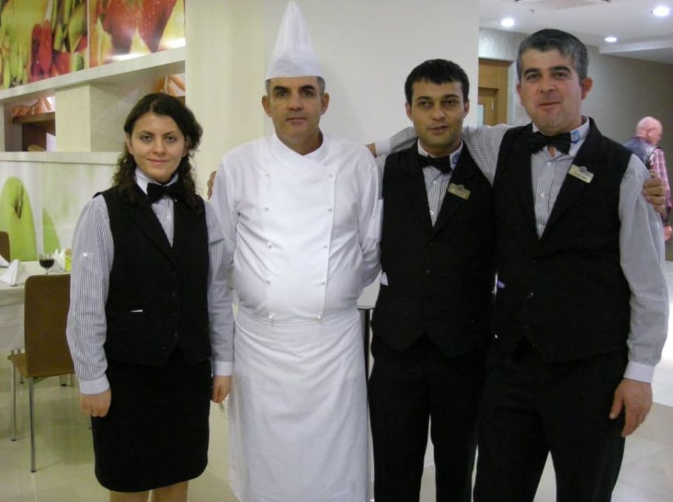 Sie sorgen für Leib und Wohl Sunis Evren Beach Resort Hotel & Spa
