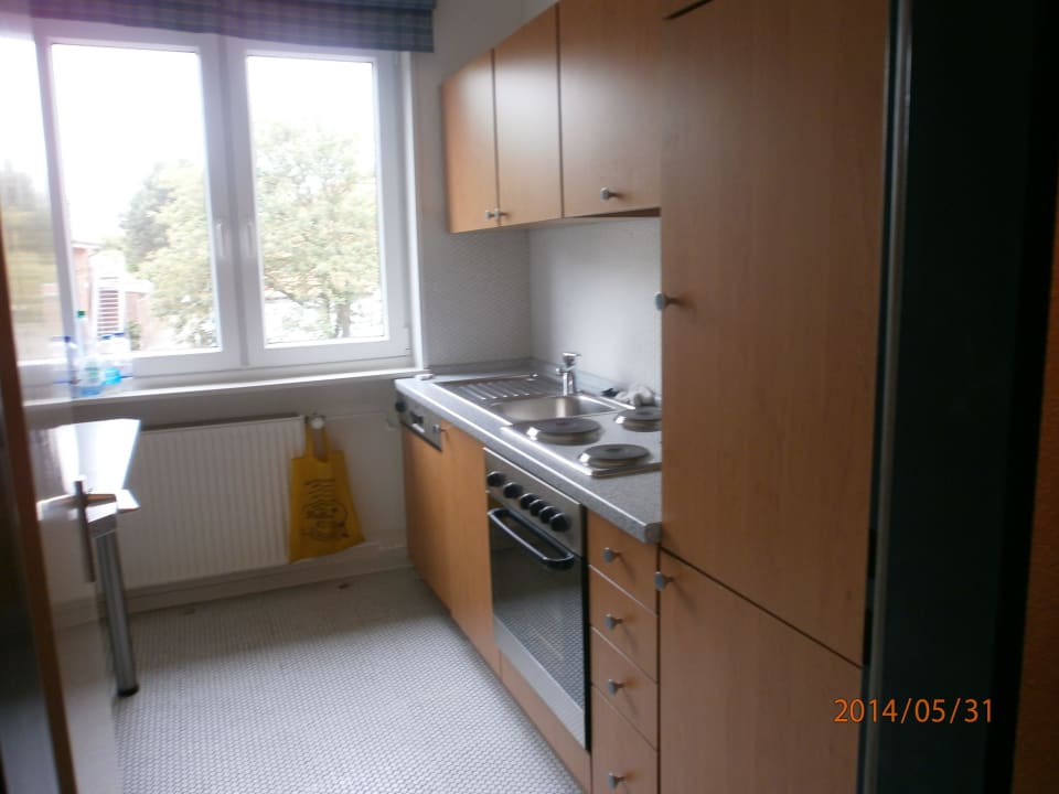 Gemütliche Küche mit allem drum und dran Apartmenthaus Buddelei