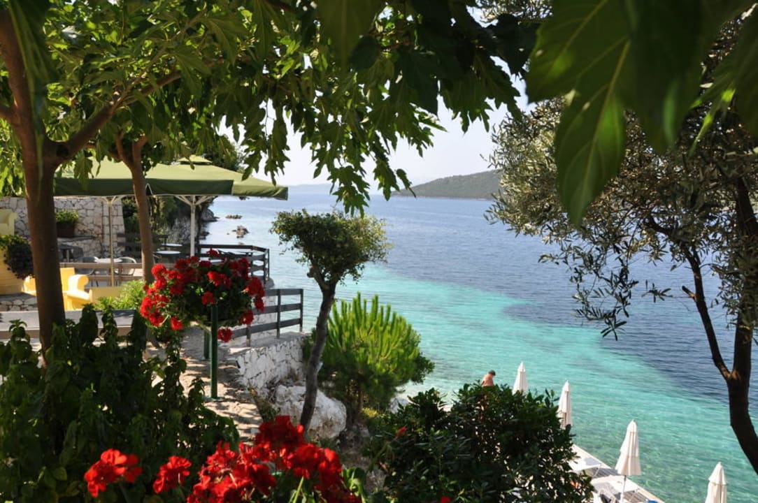 Blick von oberer "Liegeetage" zum Meer San Nicolas Resort Hotel