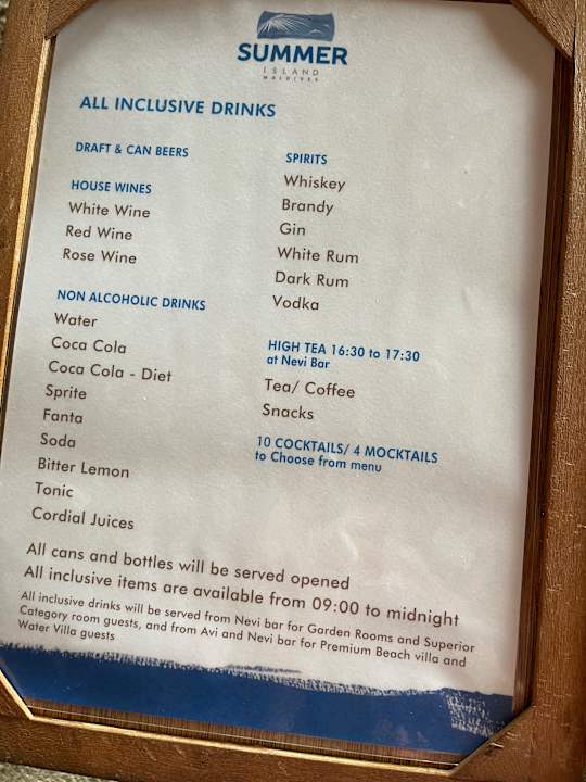 Gastro Summer Island Maldives