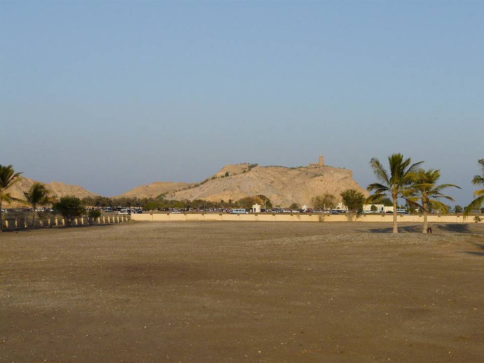 Blick auf die Burg Al Sawadi Beach Resort