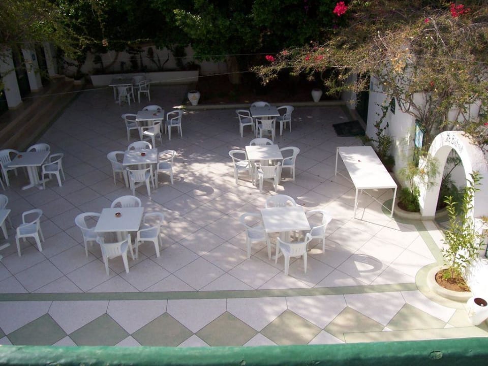 Blick auf die Rezeptinsbarplattform Hotel Sangho Club Zarzis