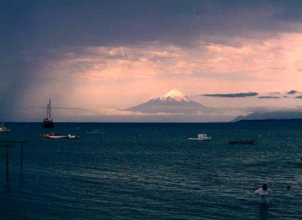 Abendstimmung am Lago Llanquihue Hotel Hosteria Outsider