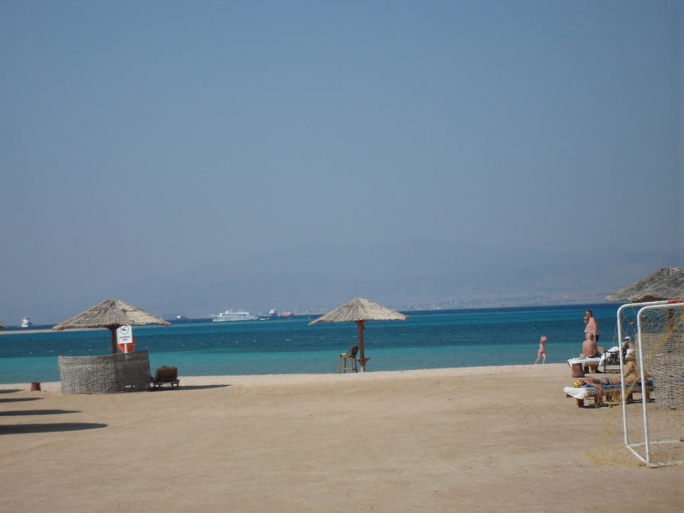 Direkter Blick auf unseren Strand - inclusive Schirm Hotel Sheraton Soma Bay Resort