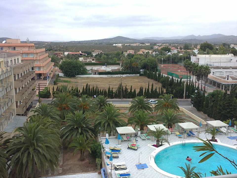 Aussicht von oben Bei Juan Playa Blanca