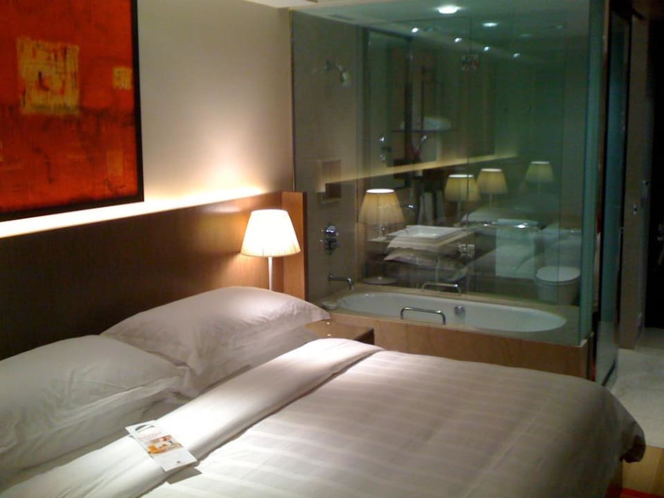 Glaswand zum Bad Hotel Trident, Nariman Point Mumbai