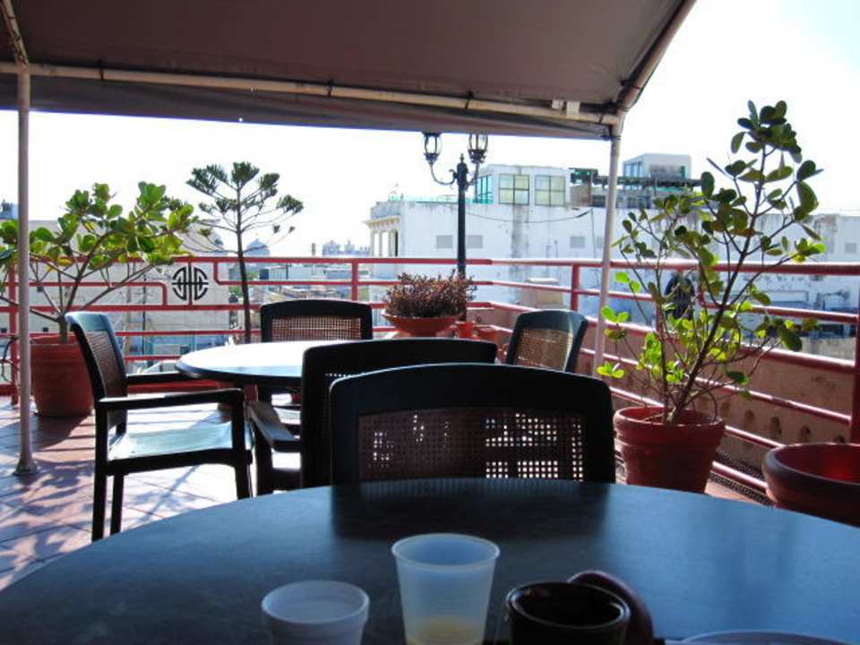 Auf der Frühstücksterrasse Hotel Milano Old San Juan