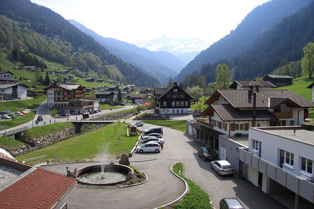 Aussicht aus dem Zimmer Hotel Bergkristall Montafon