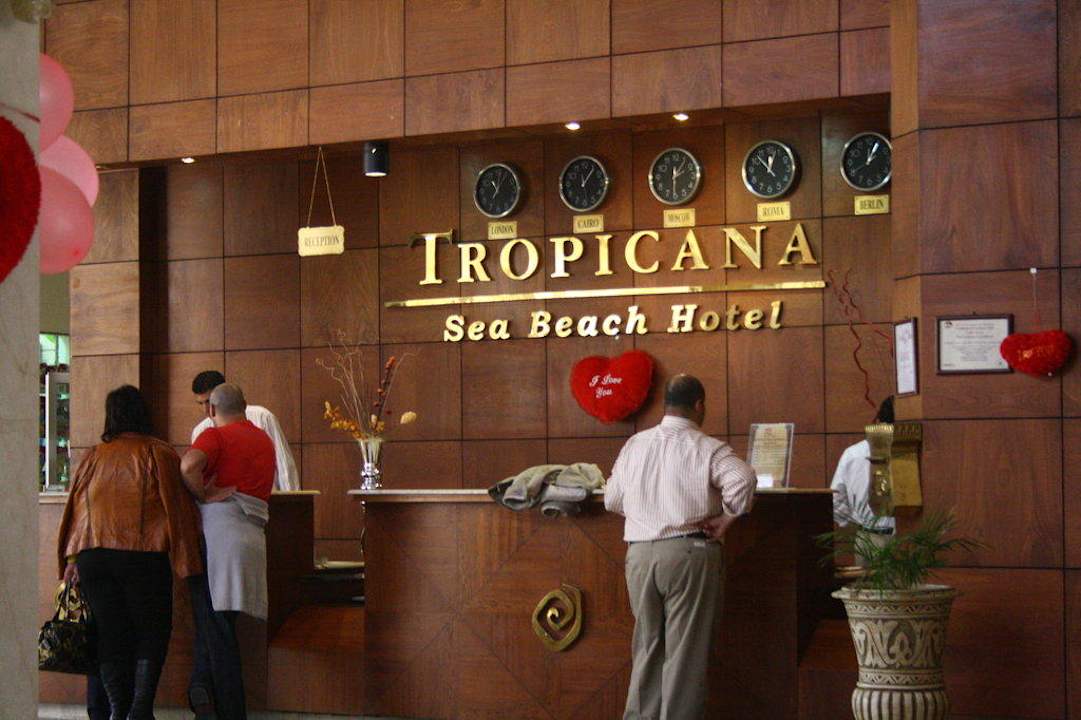 W recepcji Sea Beach Aqua Park Resort Managed by Blue Resorts