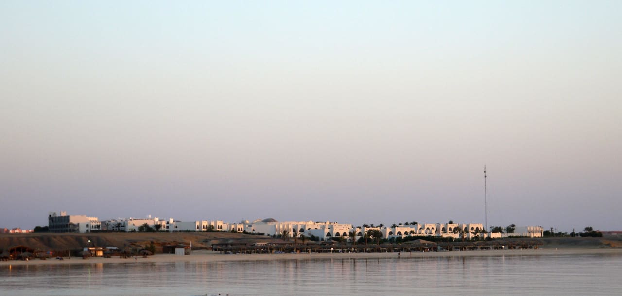 Brzy ráno z moře Hilton Marsa Alam Nubian Resort