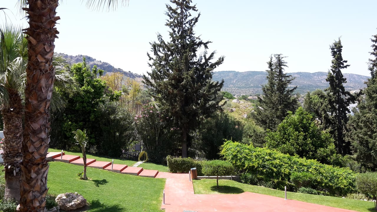Ausblick Doppelzimmer mit Meerblick  Lindos Mare, Seaside Hotel