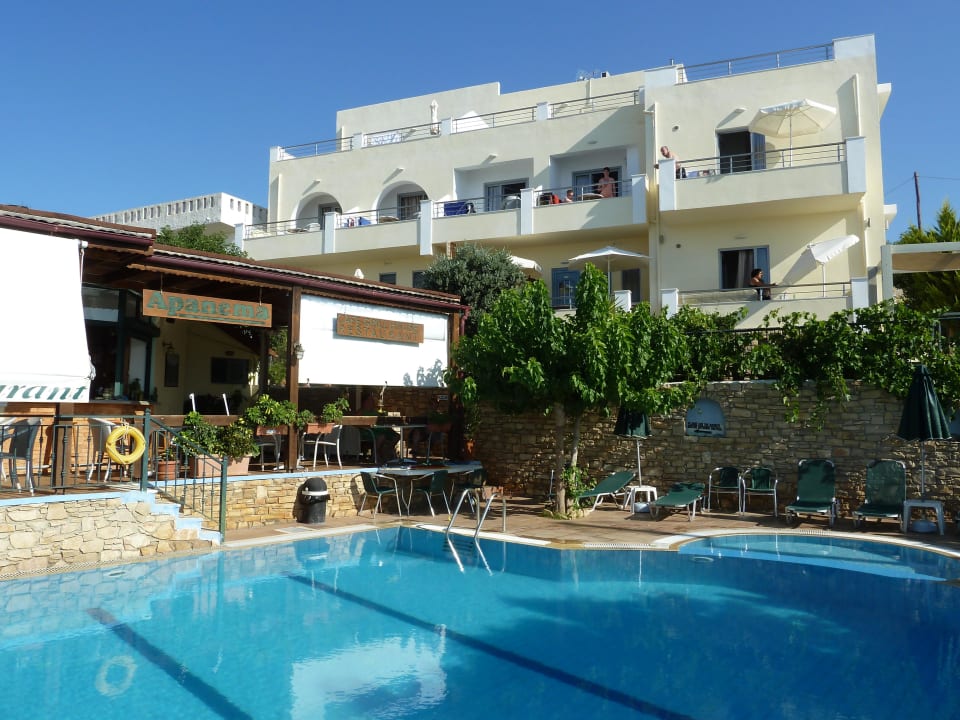 Neubau mit Pool und Restaurant Apanema Ariadne Apartments