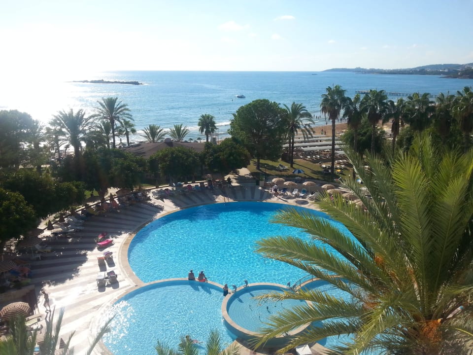 Ausblick vom Balkon Top Hotel