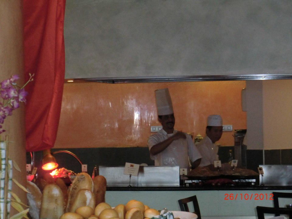 Köche am Werk Hotel Las Costas