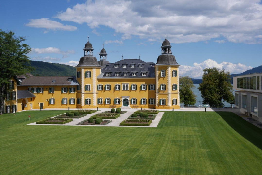 Der Blick vom Balkon Falkensteiner Schlosshotel Velden