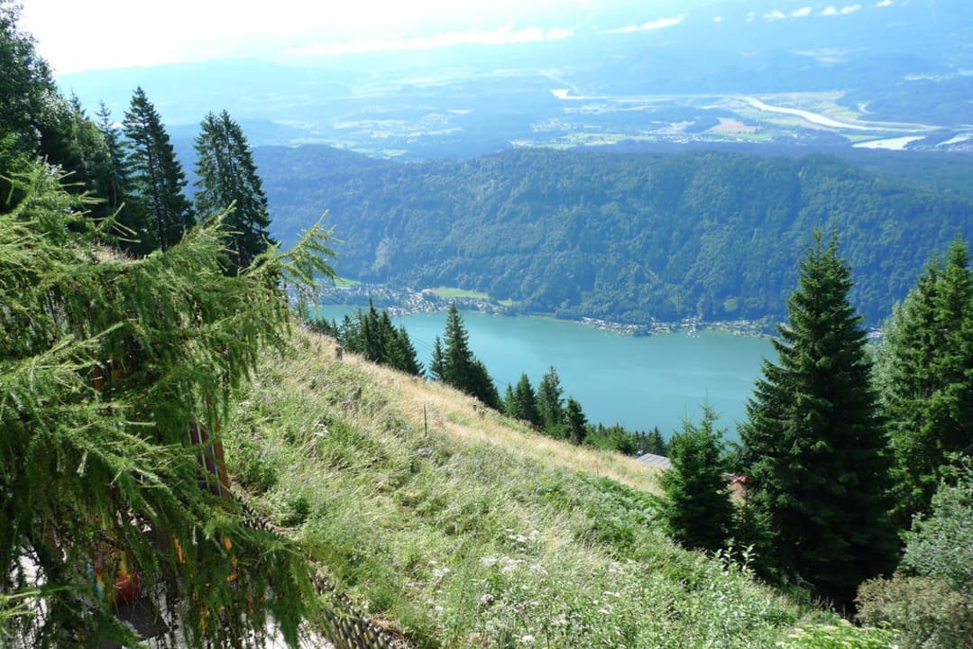 Blick vom Balkon Sonnenhotel Zaubek