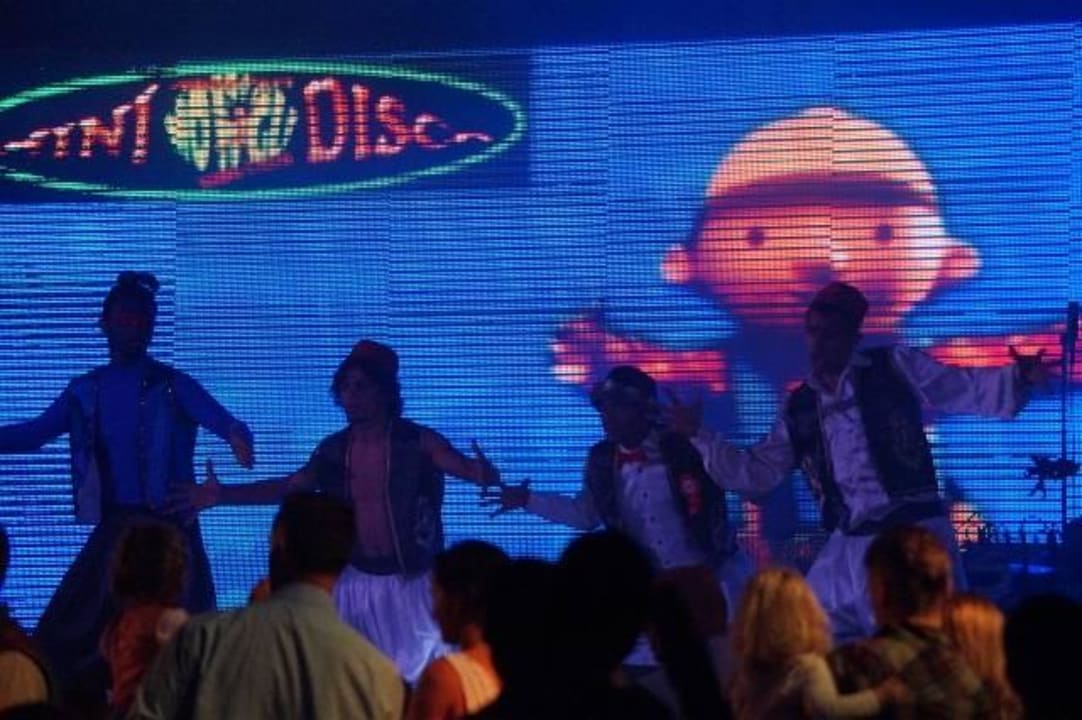 Animation im Zelt bei der Silvester Party Pickalbatros Alf Leila Wa Leila Resort - Neverland Hurghada