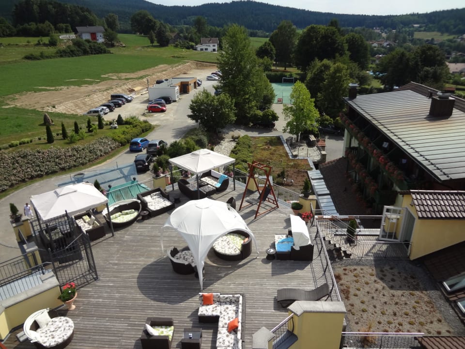Romantikterrasse Spirit & SPA Hotel Birkenhof am Elfenhain