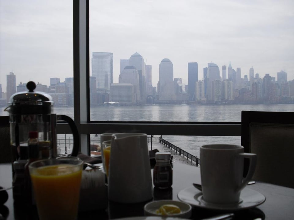 Blick auf Manhattan Hyatt Regency Jersey City On The Hudson