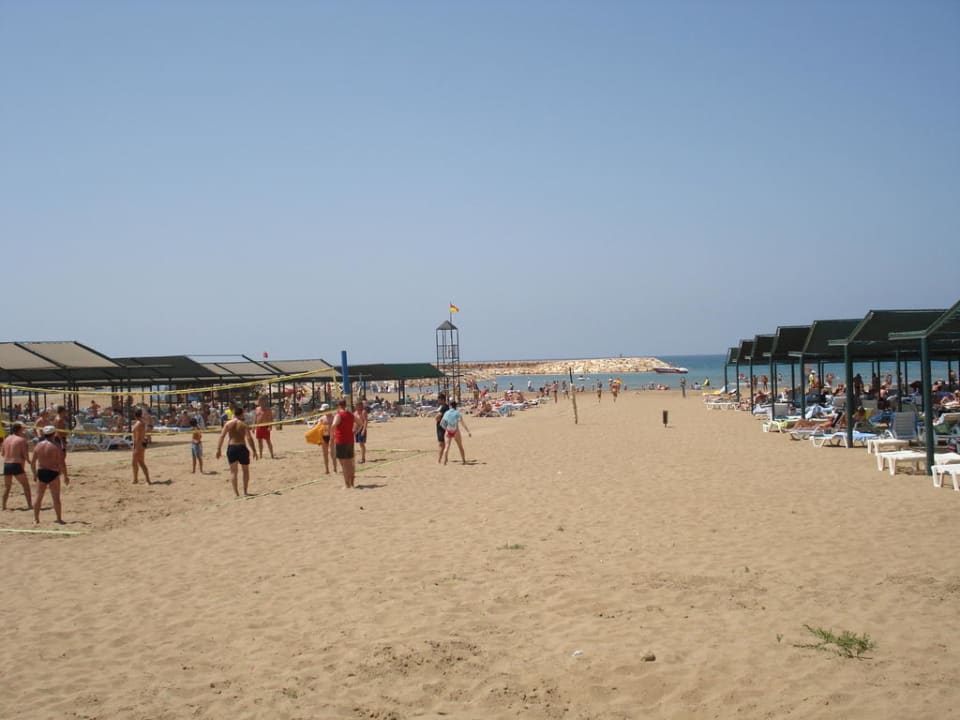 Schöner breiter Strand Aydinbey Kings Palace & Spa