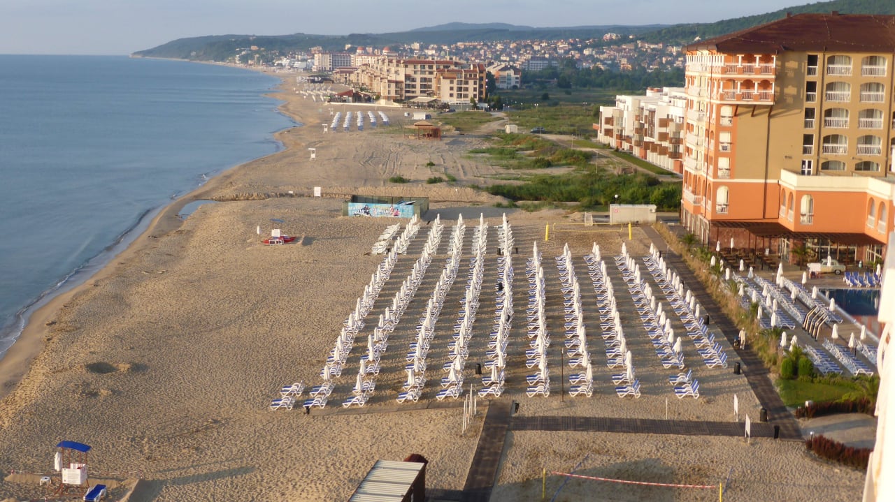 Blick in Richtung Obzor Sol Luna Bay