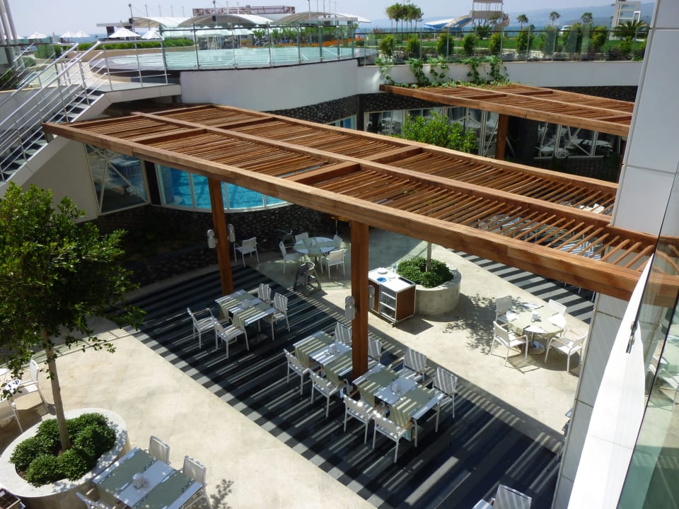 Außenbereich des Buffetrestaurants Gold Island Selected