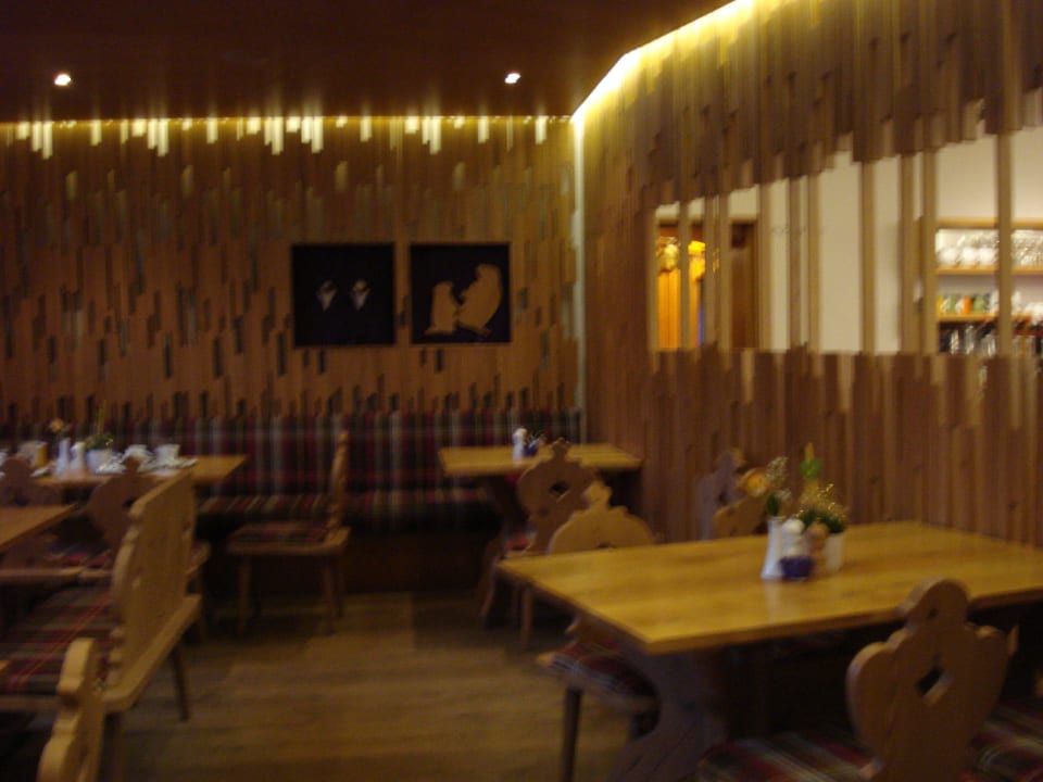 Café und Bierstube im neu renovierten Teil  Hotel Schartner