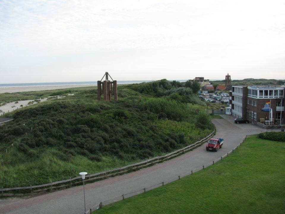 Aussicht vom Eckzimmer Strandhotel Hohenzollern