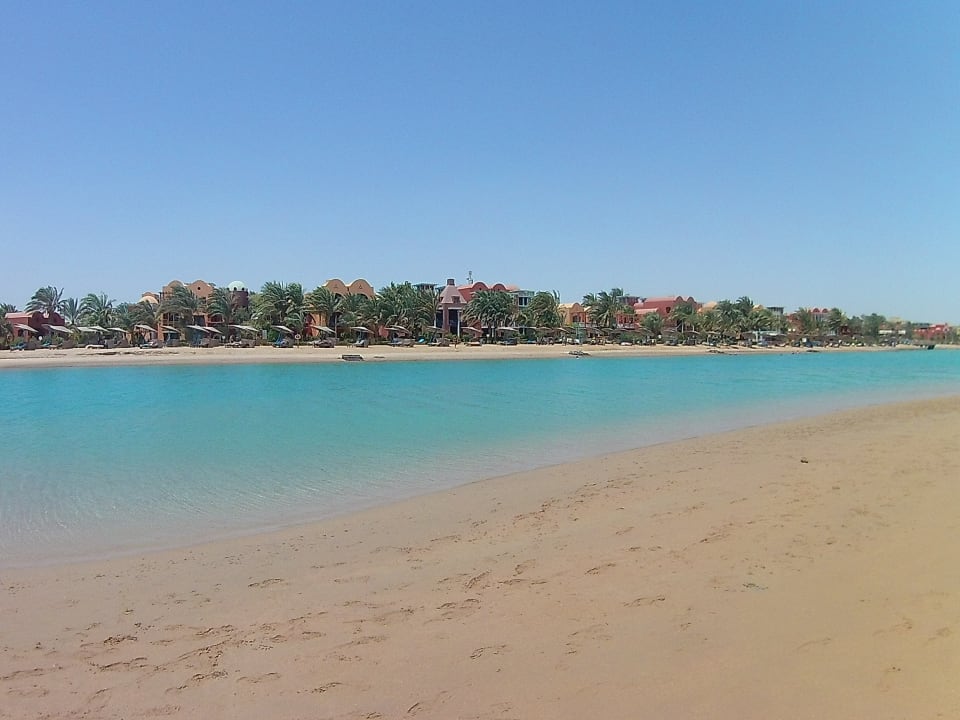 Blick von der Mangroveninsel auf dem Miramar Beach Sheraton Miramar Resort El Gouna