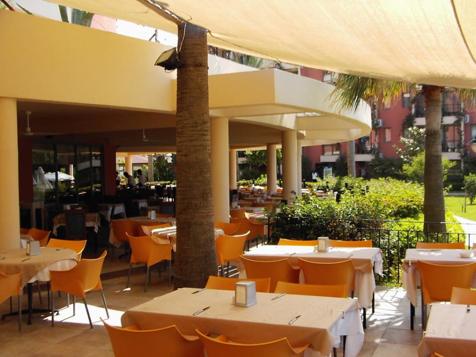 Terrasse des Restaurents Palmeras Beach Hotel