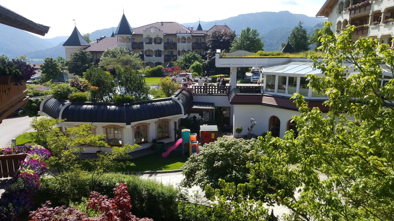 Blick vom Balkon Wohlfühlresort Peternhof