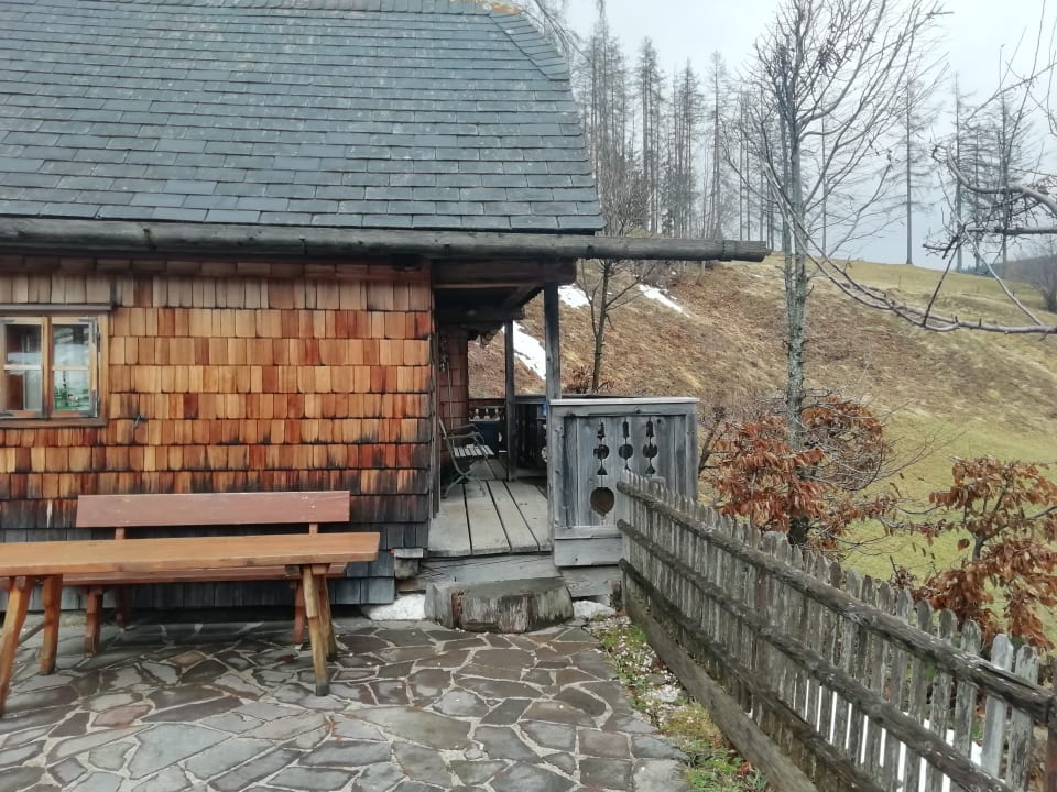 Außenansicht Kuschelhütte Hütte