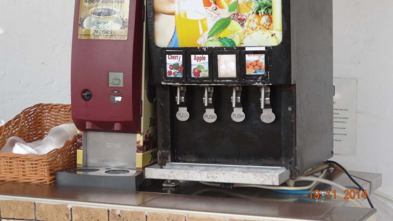 Getränkeautomat, sehr schön apetitlich Alaiye Resort & Spa