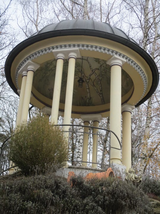 Gartenanlage Spirit & SPA Hotel Birkenhof am Elfenhain