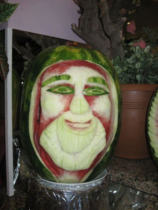 Deko beim Büffet Club Turtas Beach Hotel