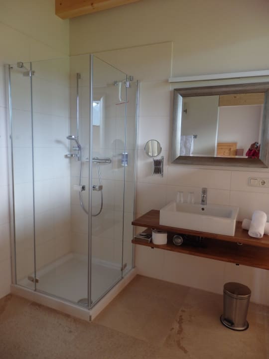 Dusche Pension Berghof Garni
