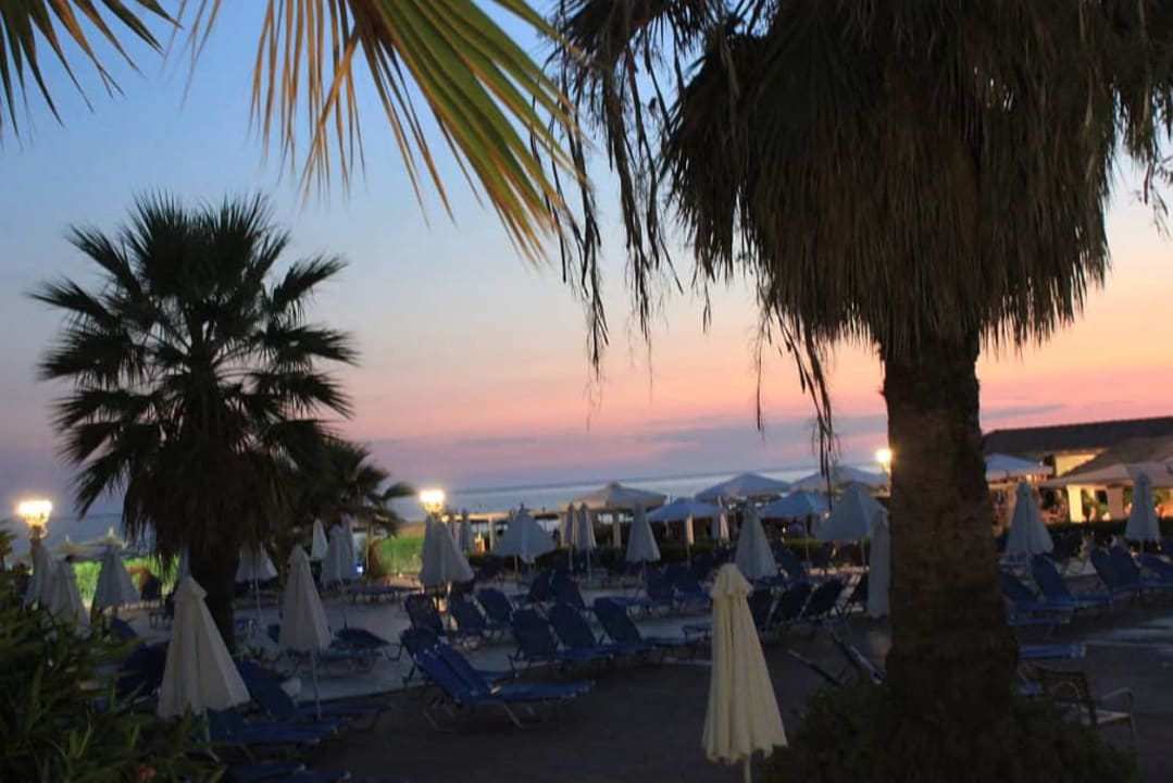 Okolice basenu i widok na morze Sandy Beach Resort