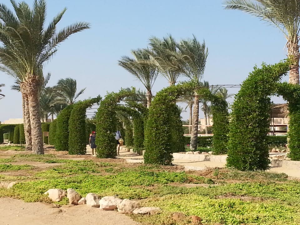 Heckenallee zum Strand Gemma Resort