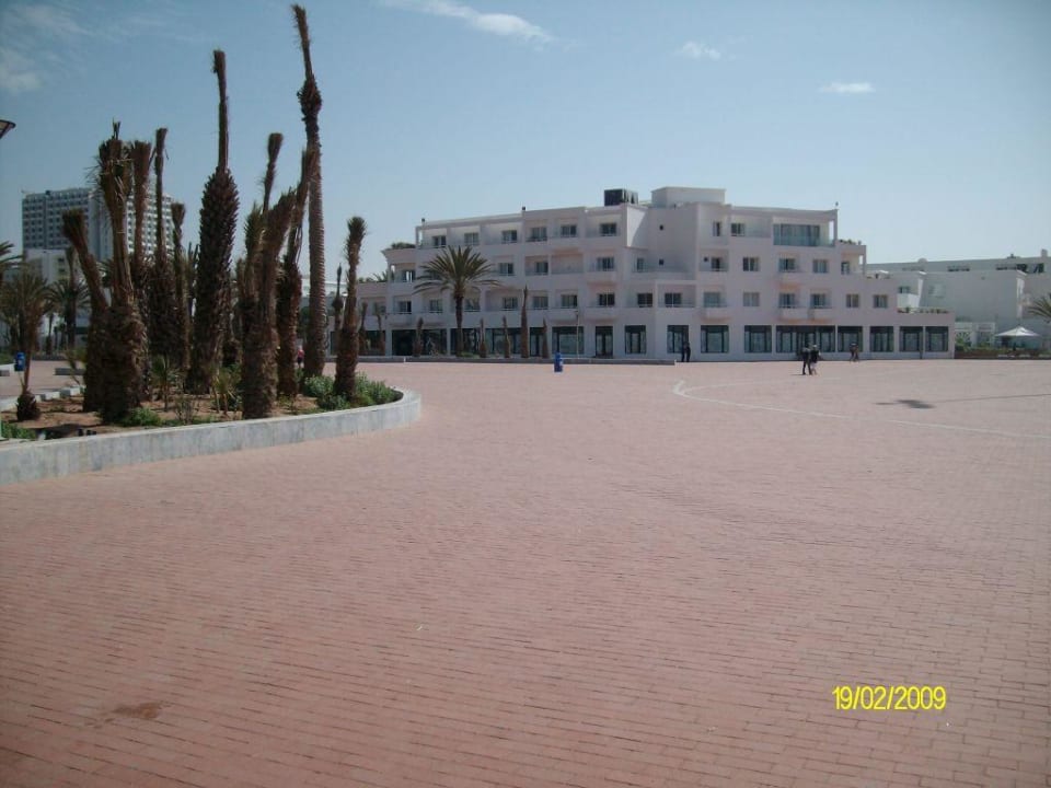 Blick auf den neuen Anbau des Hotels Royal Decameron Tafoukt Beach